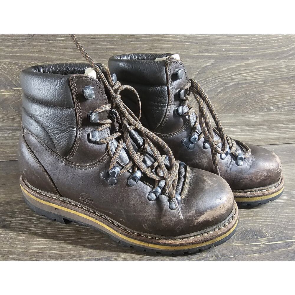 Hanwag Grunten Hiking Boot Lady Womens 5.5 EU 37.5 Brown Leather Gorpcore Lace